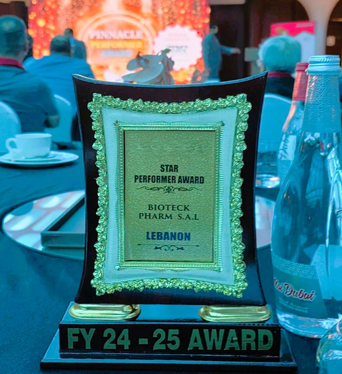 Star Performer Award Given to Bioteck Pharm by Agappe